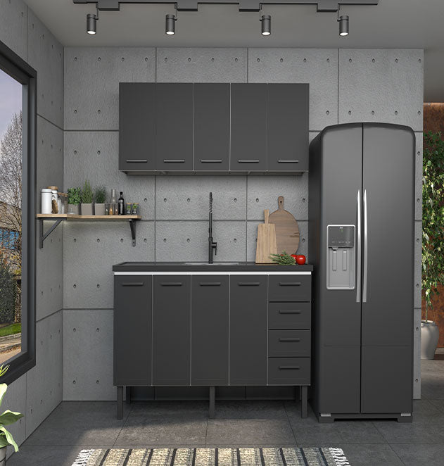 Juno Steel Kitchen Cabinet