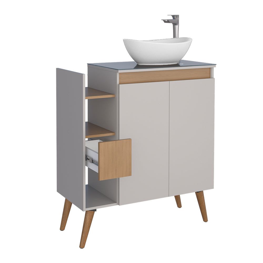 Lotus Bathroom Vanity With Bali Basin Freestanding  - 80 cm