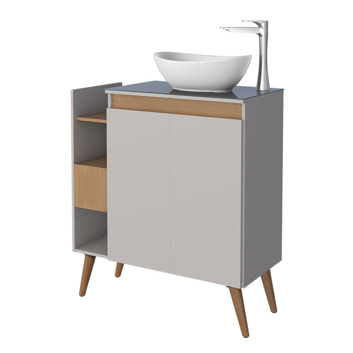 Lotus Bathroom Vanity With Bali Basin Freestanding  - 80 cm