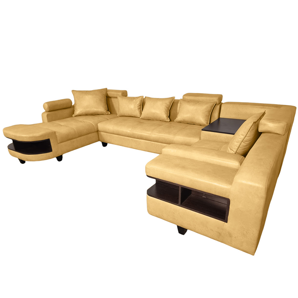 Clarence U Shape Sectional Corner Sofa- SD