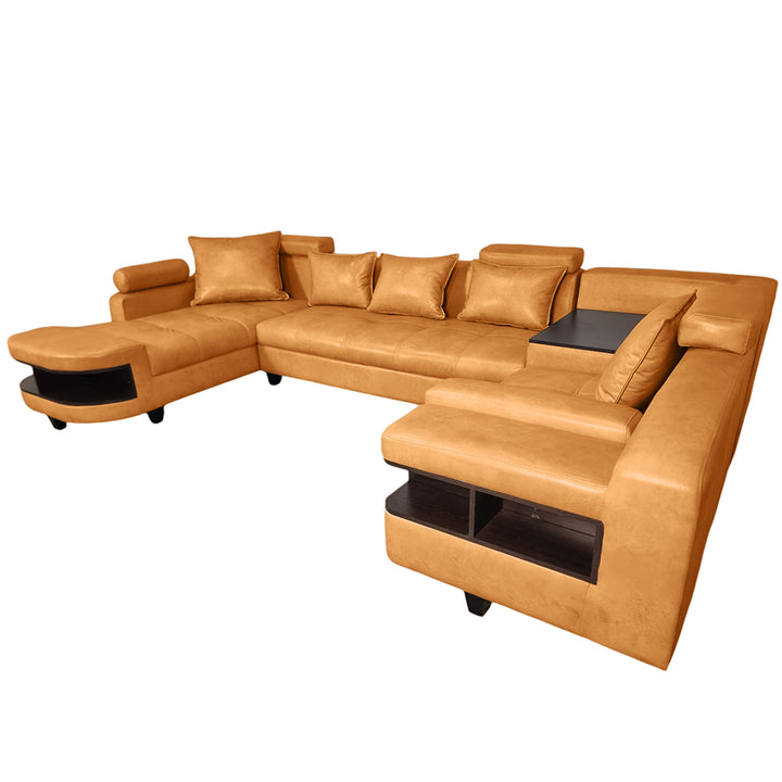 Clarence U Shape Sectional Corner Sofa- SD