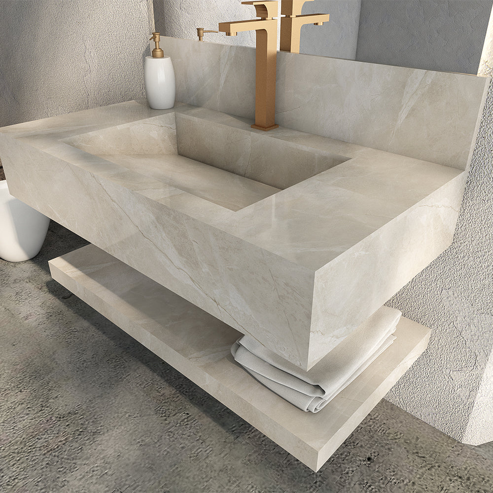 Milano Porcelain Bathroom Countertop