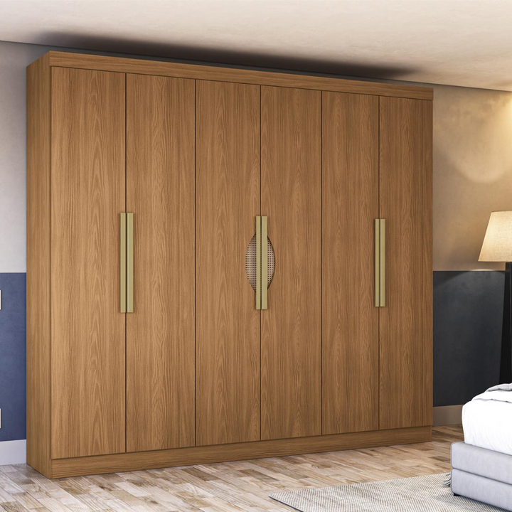 Rhoda 6-Door Wardrobe