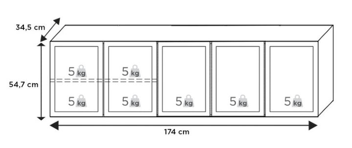 Juno Steel Kitchen Cabinet