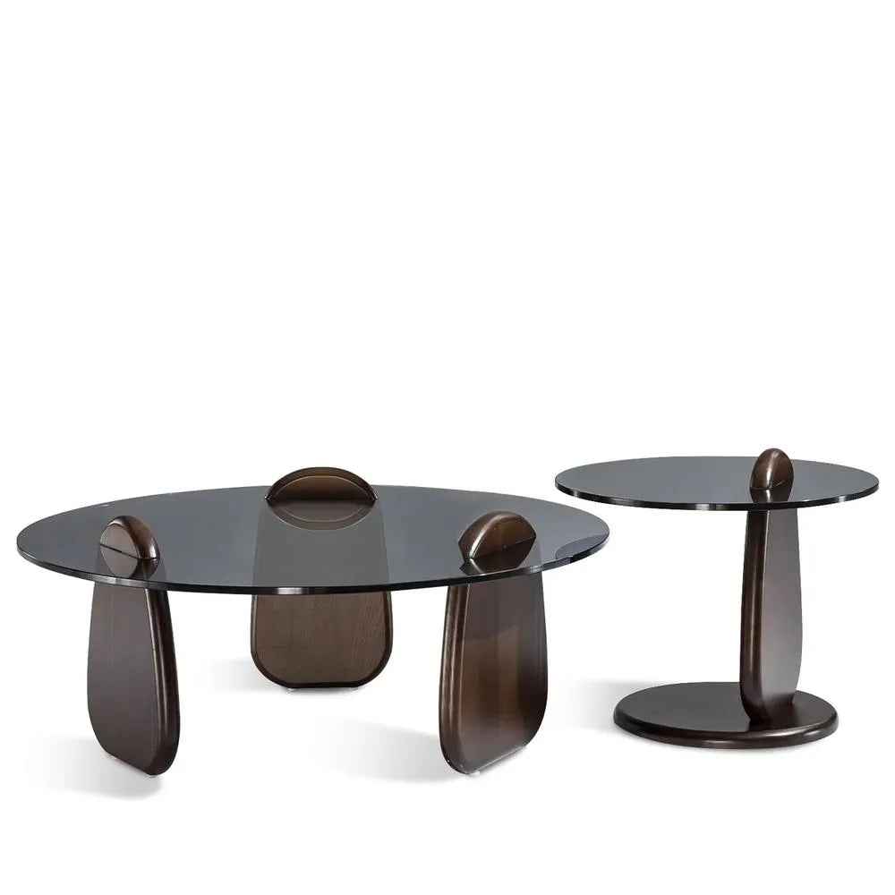 Nubia Tempered Glass Nesting Coffee Table