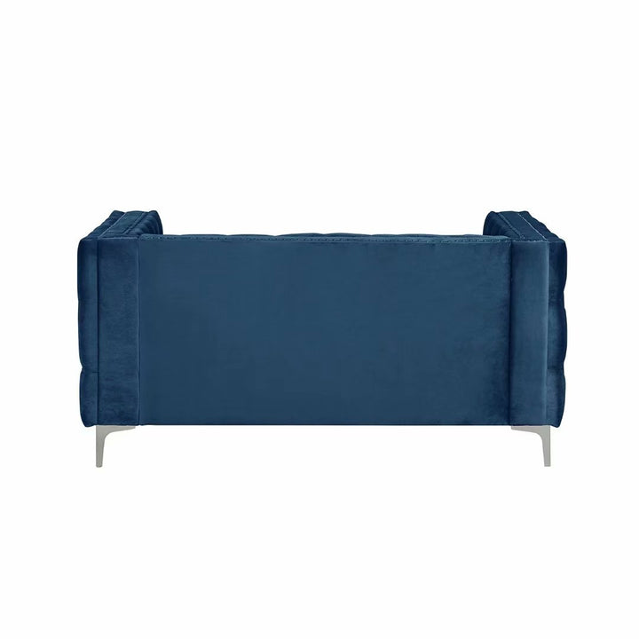 Oxford  2 Seater Buttoned Couch With Piping