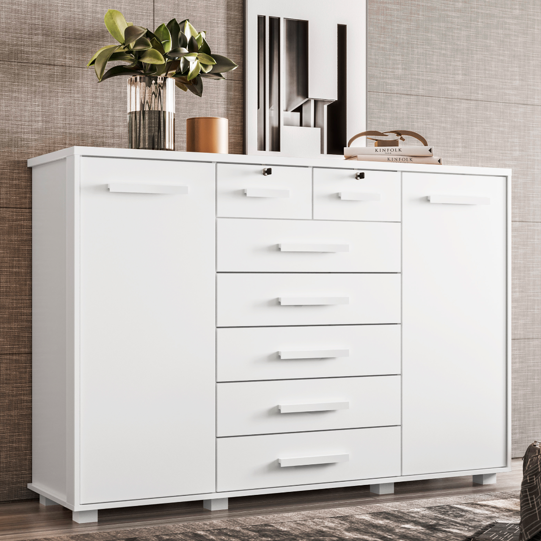 Fontana Metallic Chest of Drawers