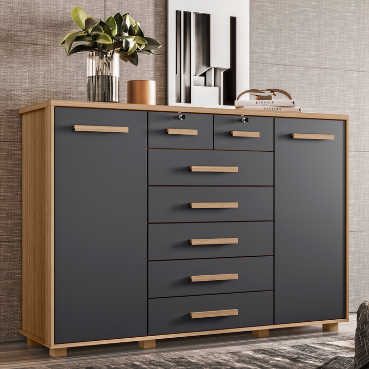 Fontana Metallic Chest of Drawers