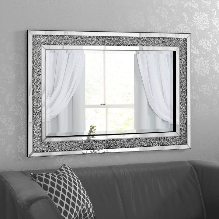 Elandra Silver Square Mirror Only