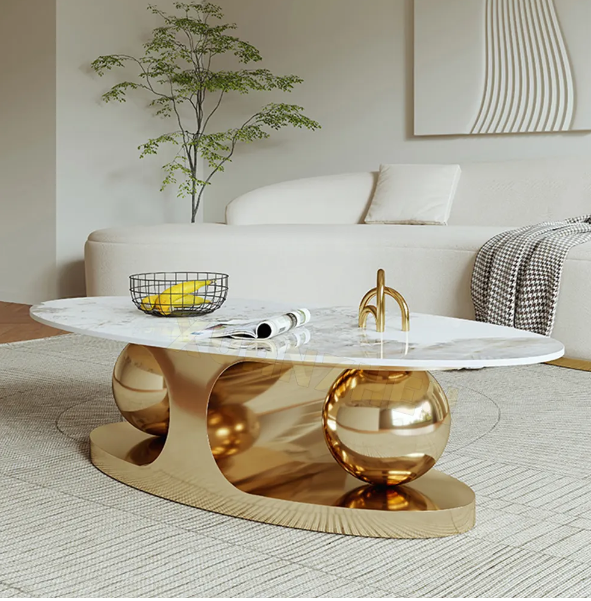 Isabel Marble Top Coffee Table