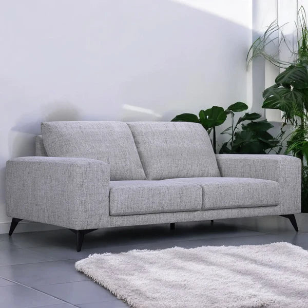 Hailey 3 Seater Couch Charcoal Grey