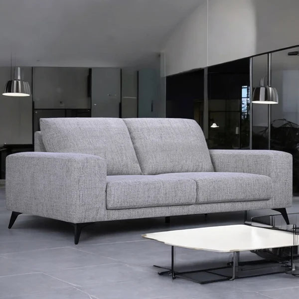 Hailey 3 Seater Couch Charcoal Grey