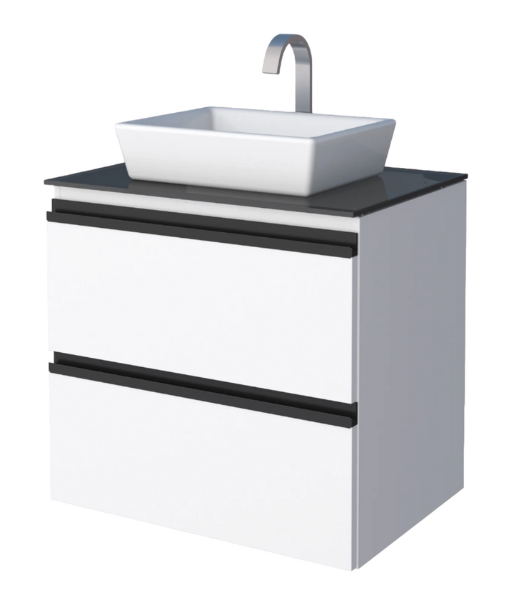 Gaia Steel  Bathroom Vanity With Prisma Basin