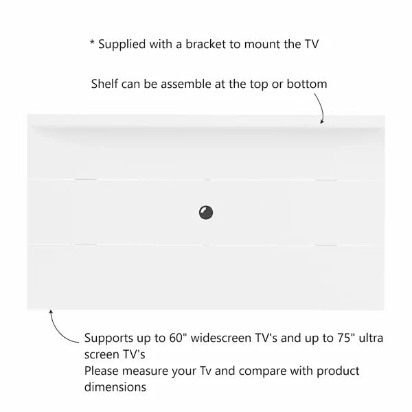 Slim Tv Panel White