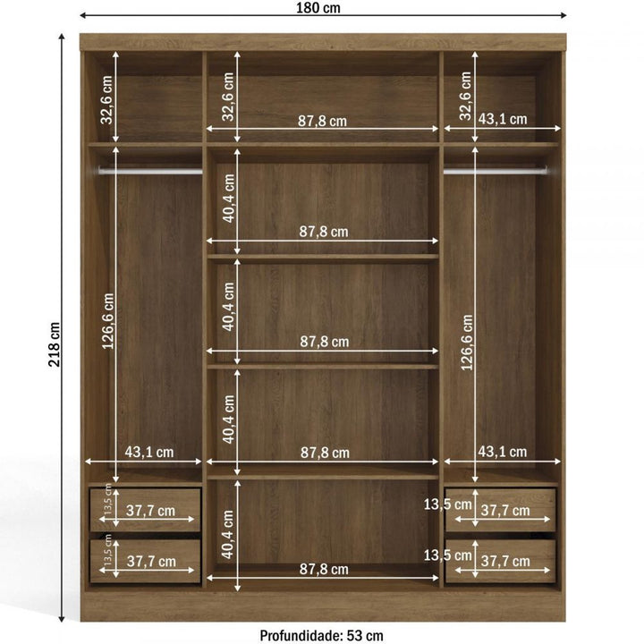 Salvadore 2 Door Sliding Wardrobe