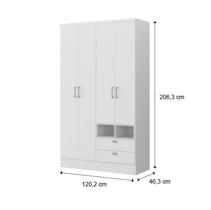 Felice 4 Door Wardrobe