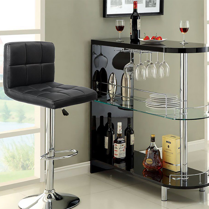 Ronin Faux Leather Swivel Bar Stool