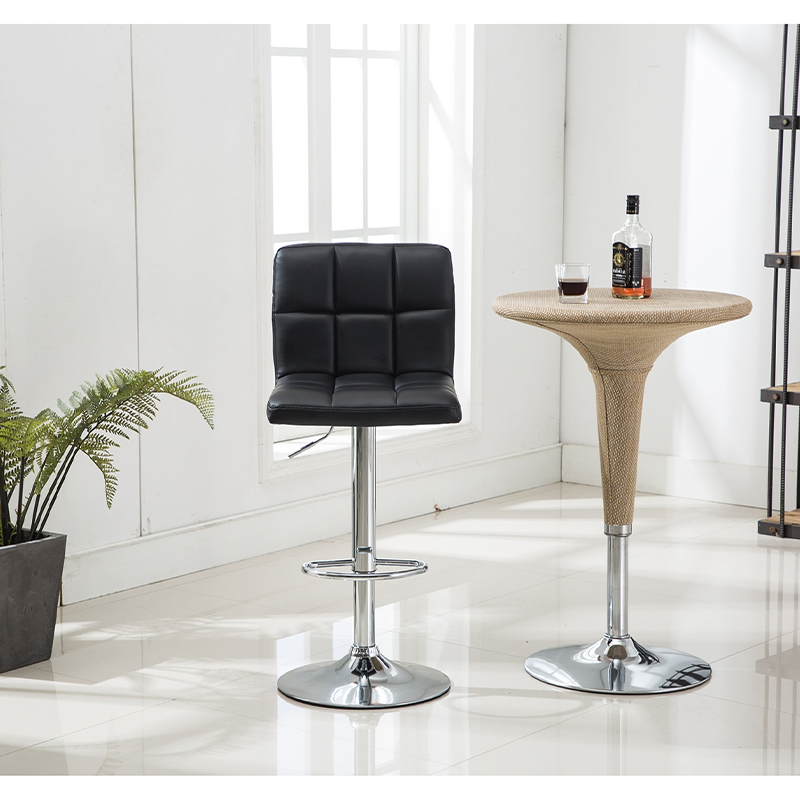 Ronin Faux Leather Swivel Bar Stool