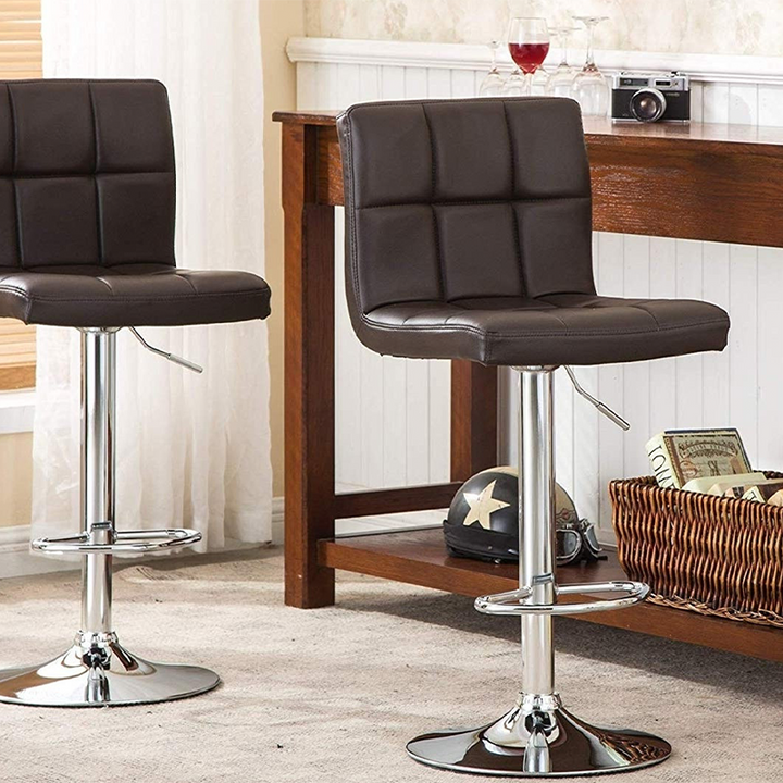 Ronin Faux Leather Swivel Bar Stool