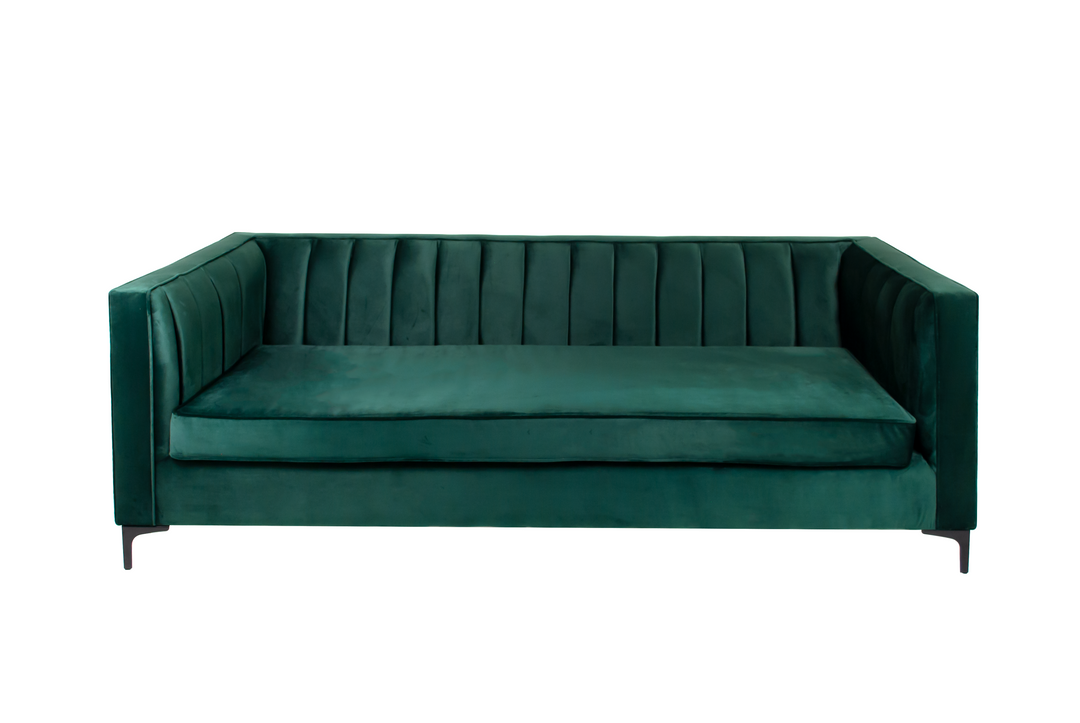 Oxford Three Seater Stripe Velvet