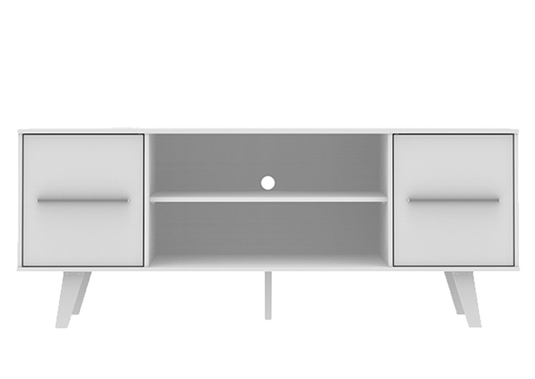 Cian White TV Unit