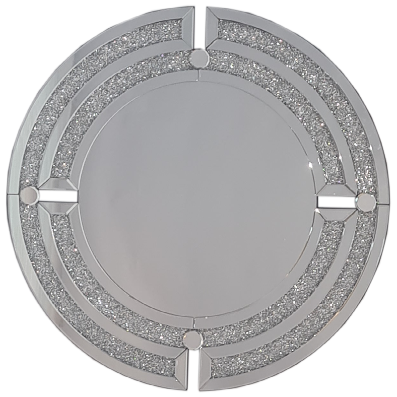 Sadira Silver Round Mirror Only