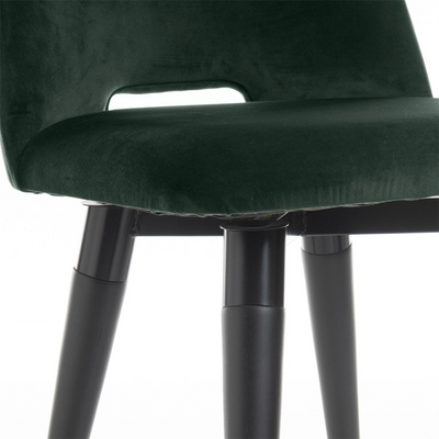 Selina Velvet Swivel Chair