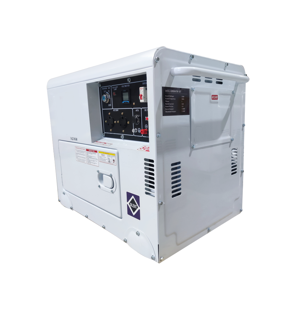 DC Power 7KW Single Phase Diesel Generator