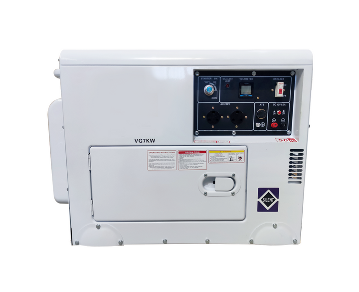 DC Power 7KW Single Phase Diesel Generator